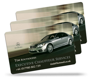 full colour plastic business cards